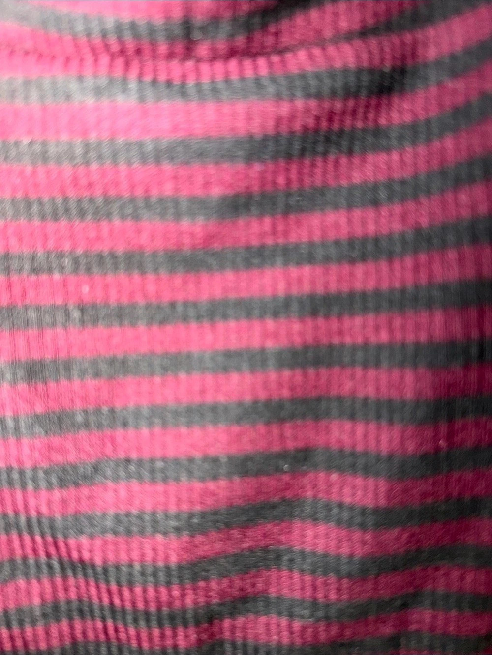 Aeropostale Striped Long Sleeve Top in Burgundy & Black Size Medium NWT - Picture 5 of 6